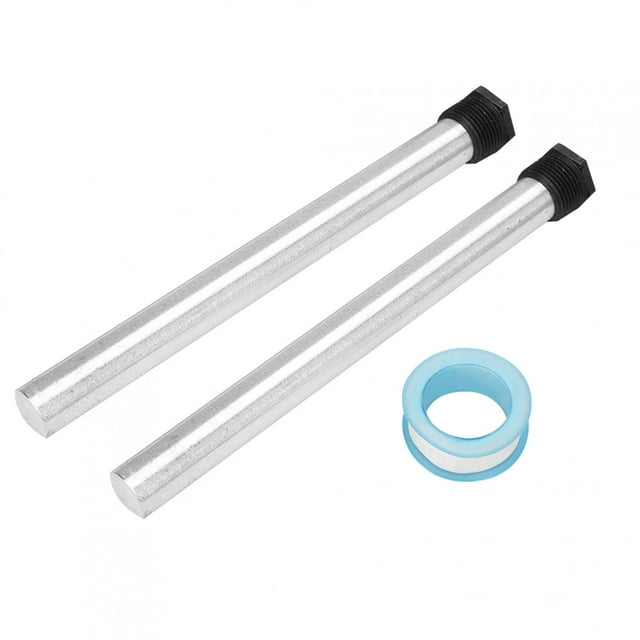 2 varillas de ánodo de magnesio de 21 x 320 mm para calentador de agua con rosca NPT3/4