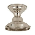 thumbnail image 3 of B&P Lamp® Wired School House Fixture, Nickel Finish, 4 Inch Fitter, 3 of 4