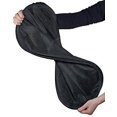 thumbnail image 4 of Paquete de 2 cestas de malla para la colada (negro/azul marino) con asas portátiles y duraderas, plegables para almacenamiento, cesta plegable para ropa para habitación de niños, dormitorio universitario o viajes JM, 4 of 6
