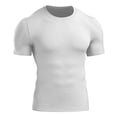 thumbnail image 2 of Men's Summer Quick Dry Polyester Performance T-Shirt Short Sleeve Crewneck Moisture Wicking Breathable Slim Fit Sports Gym Workout Training Base Top Casual Athletic Wear Outdoor, 2 of 7