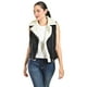thumbnail image 1 of Chaleco tipo biker con borrega Roman Fashion /Juvenil, 8343 (Negro) negro XG, 1 of 5
