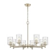 thumbnail image 5 of Millennium Lighting  Ashli 3 Light Chandelier with Clear Honeycomb Glass Shades 8 Lights - Modern Gold, 5 of 5