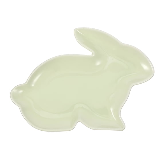 ACDANC Rabbit Candy Plate Easter Serving Plates Bunny Bowl Food Tray Ceramic Decoration Dessert Dinner Ceramics Child