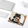 thumbnail image 4 of Funny Black Cat Print Mouse Pad, Cat Mouse Pad, Cat Gifts,Office Desk Accessories,Desk Decor, Rectangle Non-Slip Rubber, Stitched Edge,Funny Office Presents 8"x10", 4 of 8