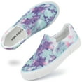 thumbnail image 3 of Womens Slip on Sneakers Comfortable Walking Shoes in Light Blue, 3 of 7