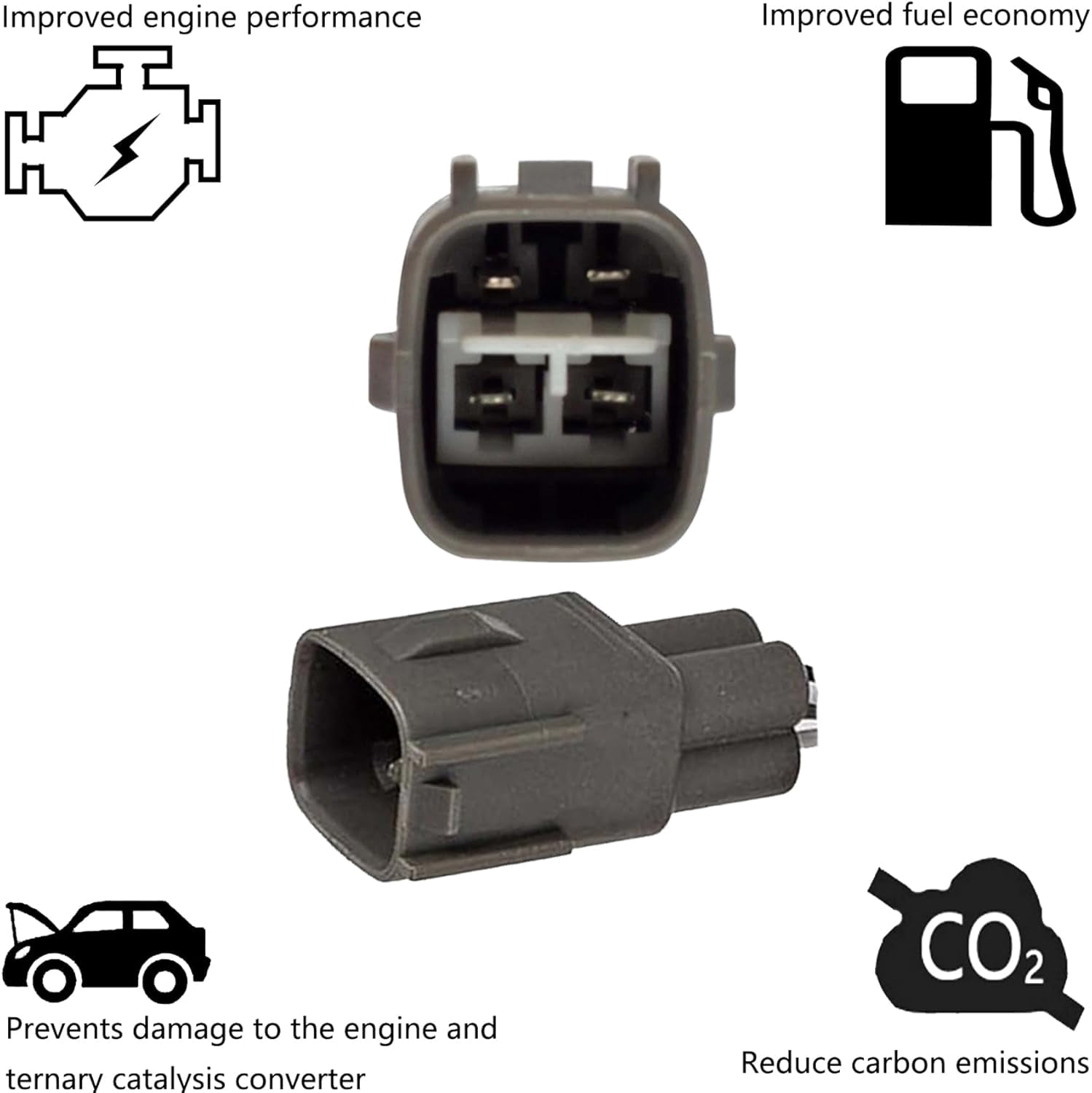 YWIM 234-4138 4 Wire Oxygen Sensor Fit for Toyot Land Cruiser Lexus LS430 O2 Sensor