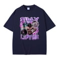 thumbnail image 3 of AnQingLueLv Print Tshirt Men Women Casual Cotton T-shirt Male Oversized T Shirts, 3 of 5