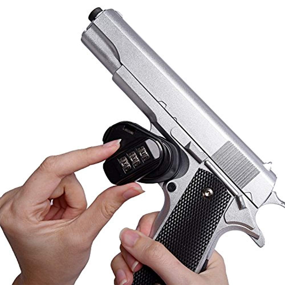 Gun Locks Allen Safety Trigger Gun Lock With 2 Keys Black Shotgun Rifle ...