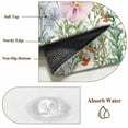 thumbnail image 6 of Farms Wildflowers 3x5 Area Rugs for Living Room, Herbs Countryside Watercolor Floral Leaf Non Slip Floor Mat Washable Low-Profile Indoor Carpet for Bedroom, Dining Room, Bathroom, 6 of 9