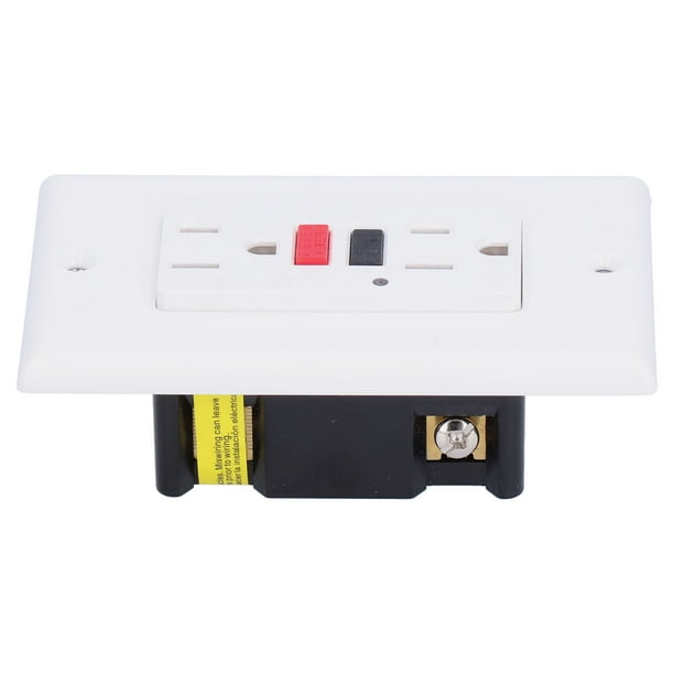 Interruptor De Protección GFCI, Puerta De Seguridad Independiente Que Previene Descargas Eléctricas Protección Contra Sobretensión Monitoreo Automático Toma De Pared Para