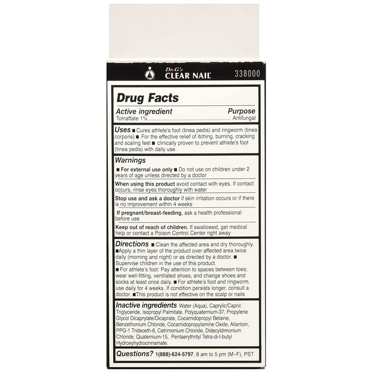 Dr. G’s Clear Nail　3個セット Dr. G's Clear Nail Solution 0.6 oz - Walmart.com