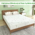 Queen Mattress, 10 inch Memory Foam Mattress Bed in a Box,with Green