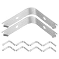 thumbnail image 4 of FUTUREORYY 100Pcs Silver Picture Frame Clips Metal Spring Hardware for Stable and Practical Picture Framing, 4 of 8