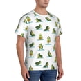 thumbnail image 5 of Rocae Cute Avocado Yoga for Men's Moisture-Wicking Crew Tee - T-Shirt for Sports, Outdoor Activities, and Casual WearXX-Large, 5 of 9