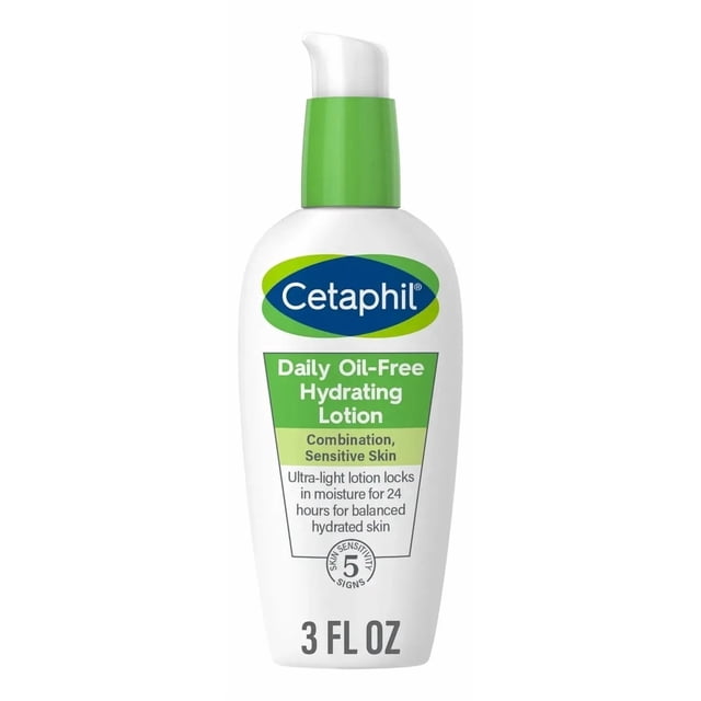 Cetaphil Daily Oil-Free Hydrating Lotion Hidratante Facial 3 fl oz