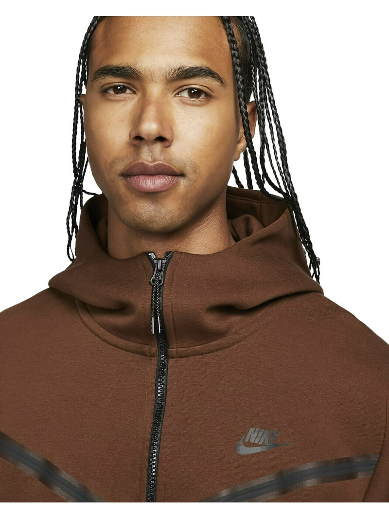 Nike Men's Tech Fleece Full-Zip Hoodie - Cacao Wow/Black
