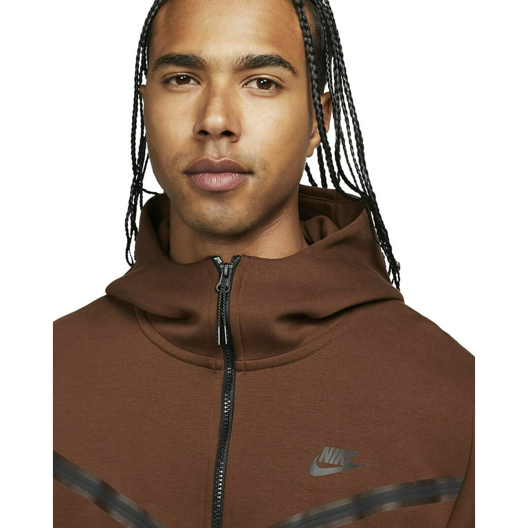 band verzonden Ooit Men's Nike Sportswear Cacao Wow/Black Tech Fleece Full-Zip Hoodie - 2XL -  Walmart.com