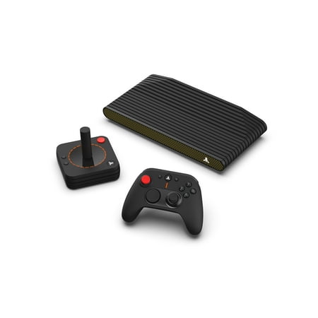 Atari VCS 800 Carbon Gold All In Bundle with Classic Joystick and Modern Controller (Walmart