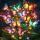 thumbnail image 1 of Luces solares para jardín NFEVER 136 con forma de mariposa, LED de colores, 1 of 7