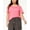 Pink, variant on Jenni Women’s by Jennifer Moore Plus Size Solid Pajama T-Shirts, Pink, 2X