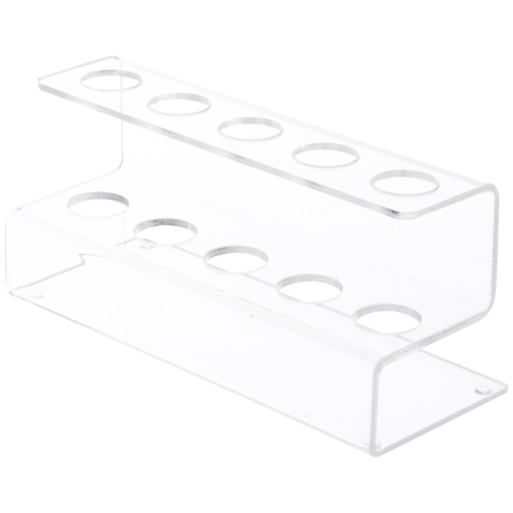 Plymor Clear Acrylic Flatware Display Stand, 3.25" H x 7" W x 3" D