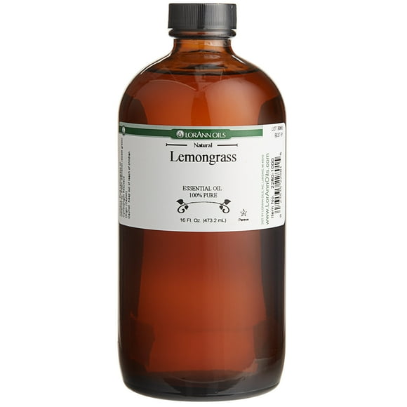 LorAnn Oils 16 oz. All-Natural Lemongrass Super Strength Flavor