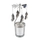 thumbnail image 4 of Portavelas giratorio de 2 piezas, portavelas de luz de té para fiesta, chimenea, adorno de escritorio estilos perfecl Candelabro giratorio, 4 of 8
