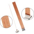 thumbnail image 3 of 100 mechas de madera para velas naturales, mechas para velas de madera sin humo con clips de Metal Likrtyny Para estrenar, 3 of 8