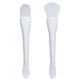thumbnail image 1 of 2 cepillos aplicadores de mascarilla facial, herramienta de belleza cosmética de doble cabezal de silicona para mascarilla, 1 of 6