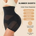 thumbnail image 4 of Nebility Women Shapewear Tummy Control Panties High Waist Butt Lifter Shorts Seamless Body Shaper Booty Enhancer Thigh Slimmer, 4 of 8