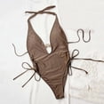 thumbnail image 4 of Enjoytime Women Bikini Set Halter Ring Triangle Two Piece Swimsuit Side Tie Bathing Suits, 4 of 6