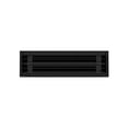 thumbnail image 2 of BUILDMART - 14x4 Modern AC Vent Cover - Decorative Black Aluminum Air Vent - Standard Linear Slot Diffuser - Heating and Cooling Register Grille for Ceiling, Walls & Floors - Texas Buildmart, 2 of 8