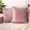 Blush Pink, variant on PAVILIA Burgundy Red Throw Pillow Covers with Pom Pom 18x18 Set of 2, Decorative Pillow Cases for Bedroom Aesthetic, Small Throw Pillows Set for Bed, Velvet Euro Plush Cushion Covers for Sofa Couch