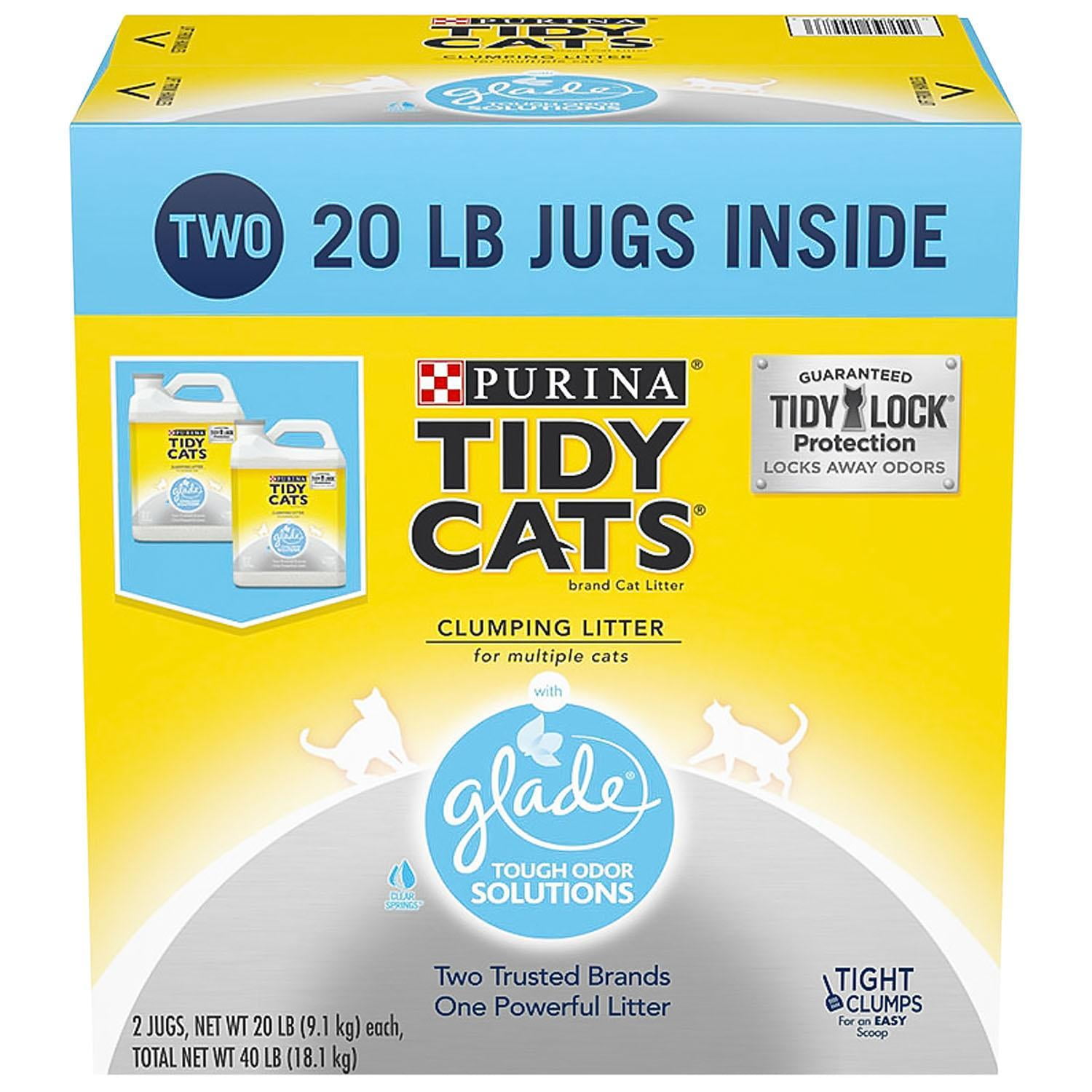 Purina Tidy Cats Clumping Litter with Glade Twin Pack (20 lb., 2 ct