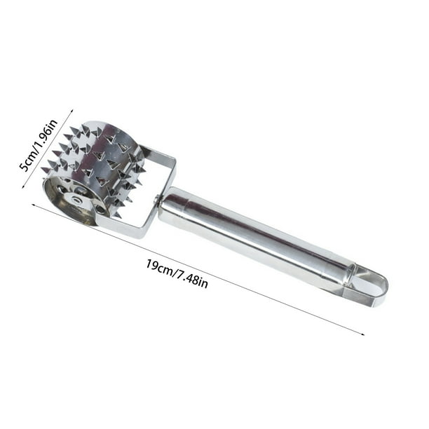 Meat Tenderizer Roller Stainless Steel Rolling Pin with Needle