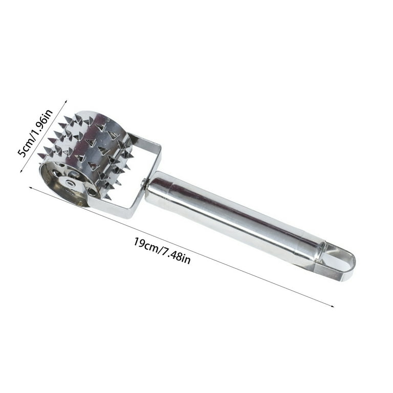 Meat Tenderizer- Stainless Steel Meat Tenderizer Roller Rolling