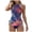 Hot Pink, variant on Tankini Bathing Suits for Women American Flag Suit Red White and Blue Swimsuit 4Th of July 2 Piece Bikini Top (Hot Pink, XL)