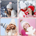 thumbnail image 4 of 40 Pieces DIY Faux Fur Pom Pom with Elastic Loop for Hats Keychains Scarves Gloves Bags Accessories, 4 of 8