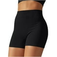 thumbnail image 4 of Gspmoly Shorts de Course pour Femmes, Shorts de Mise en Forme pour Femmes Tissu Respirant Shapewear Fibre Unique Restauration Shaper pour Femmes Shorts de Randonnée Cadeaux de Vacances pour Femmes Noir m, 4 of 8