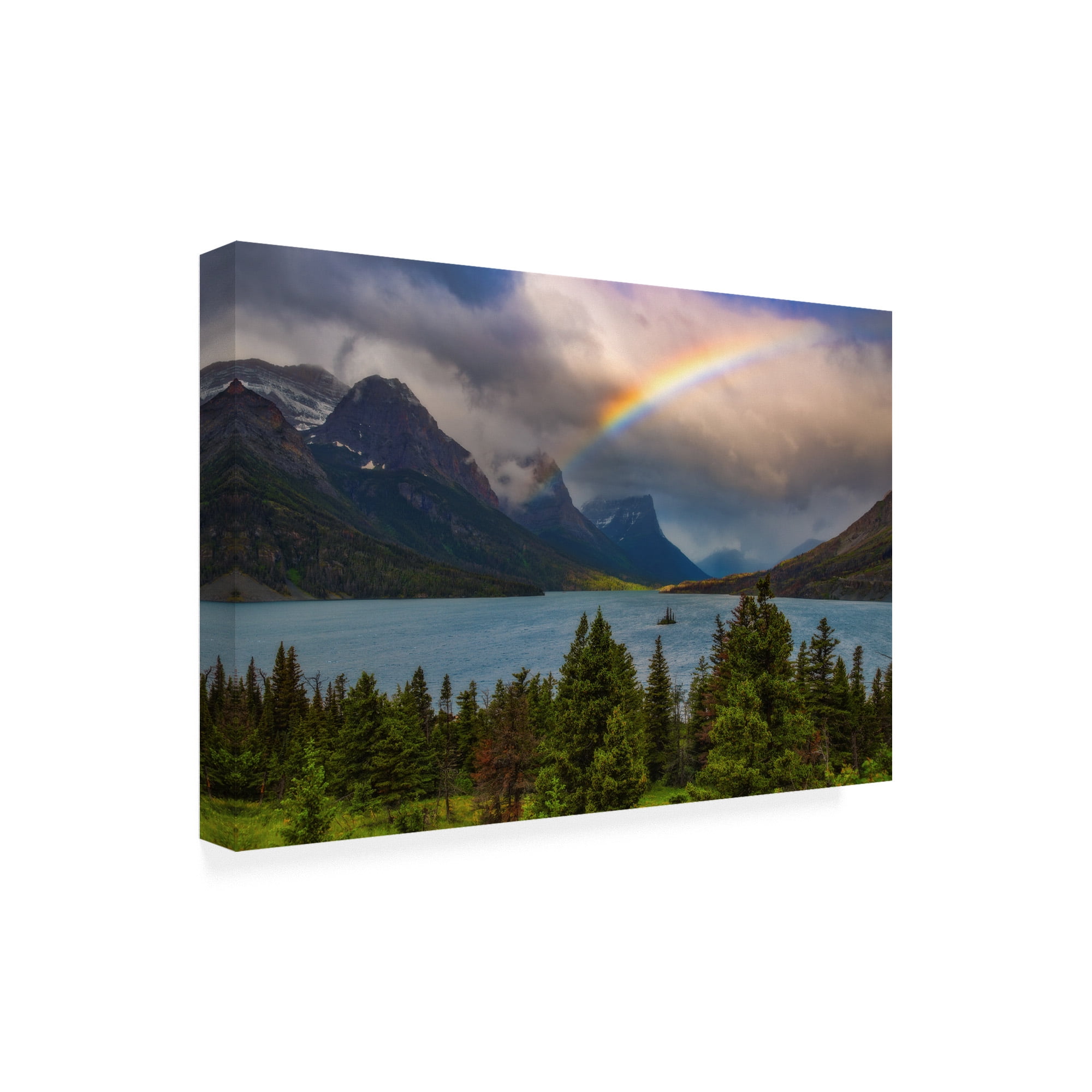 Trademark Fine Art 'Glacier Rainbow' Canvas Art by Darren White Photography