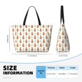 thumbnail image 4 of Disketp Cute Carrot Print Bolsa de Playa de Gran Capacidad, Bolso Impermeable y a Prueba de Arena para Mujer, Ideal para Playa, Piscina y Natación, 4 of 7