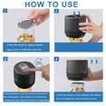 thumbnail image 3 of Mason Jar Vacuum 2 in 1 Design Electric Mason Jar Vacuum Sealing Kit, Fully Automatic Suction Stop Food Storage, 3 of 9