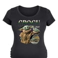 thumbnail image 3 of Star Wars - Grogu Bootleg - Women's Maternity Scoop Neck Graphic T-Shirt, 3 of 5