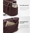 thumbnail image 2 of Tote Bag for Women, Lightweight Puffer Tote Work Bags with Compartments for Travel, Quilted Shoulder Bag with Zipper, 2 of 12