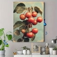 thumbnail image 4 of Qisvanset 12x16 Inch 2D Flat Framed Canvas Art, Fruit of the Spirit Cherry Coquette Bible Verse Girl Home Wall Gift, 4 of 5