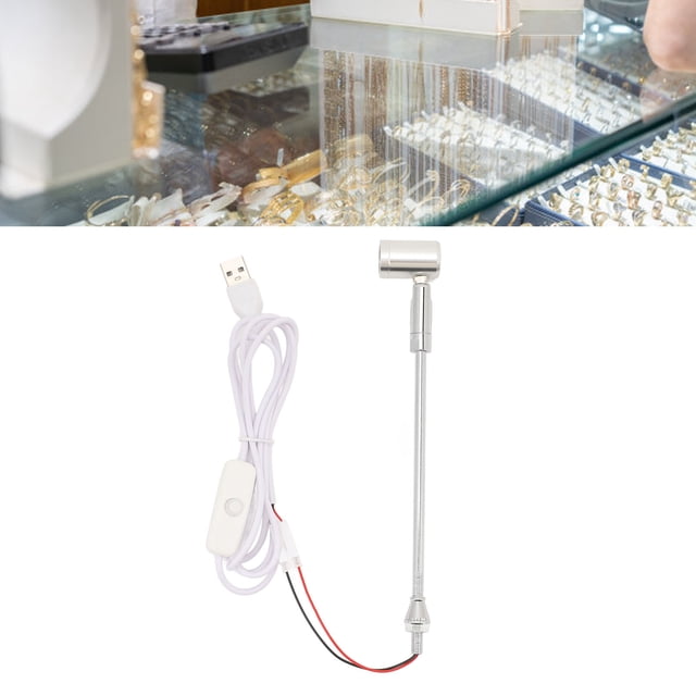 Haofy Adjustable Head, Aluminum Alloy LED Cabinet Spotlight with Soft Lighting for Home Display