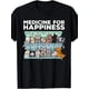 thumbnail image 1 of My Medicine for Happiness Called Cats Every Day Kitten Cat T-shirt, Casual Sporty Tee, Summer Gifts, 1 of 6