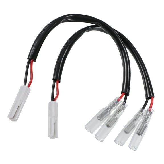 Unique Bargains Motorcycle Turn Signal Cable Adapter Connectors for Honda Motorbike Wiring Adapter Plug 2 Pcs