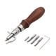 thumbnail image 1 of 5 Piezas De Artesanal de material cuero Groover Skiving Edger Beveler Talla de material cuero Herramienta De Vanguardia Leathercraft De Herramientas De Trab shamjiam Manualidades Bricolaje Costura Groover, 1 of 8