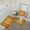 CC23, variant on Rustic Wooden Board 3pcs Bathroom Mat Set Farm Barn Door Bamboo Anti Slip Flannel Doormat Floor Rugs Toilet Lid Cover Carpet